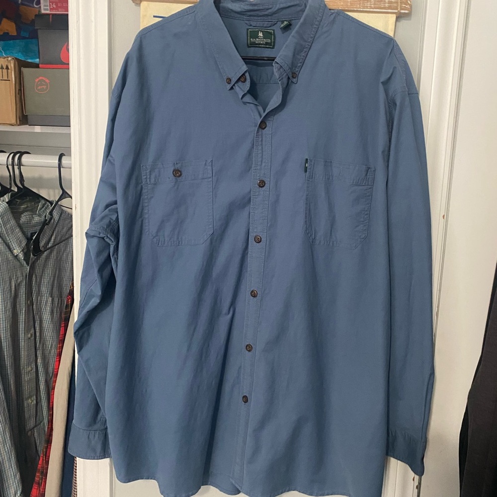 G.H. Bass Long-sleeve Button-up Size 3xl